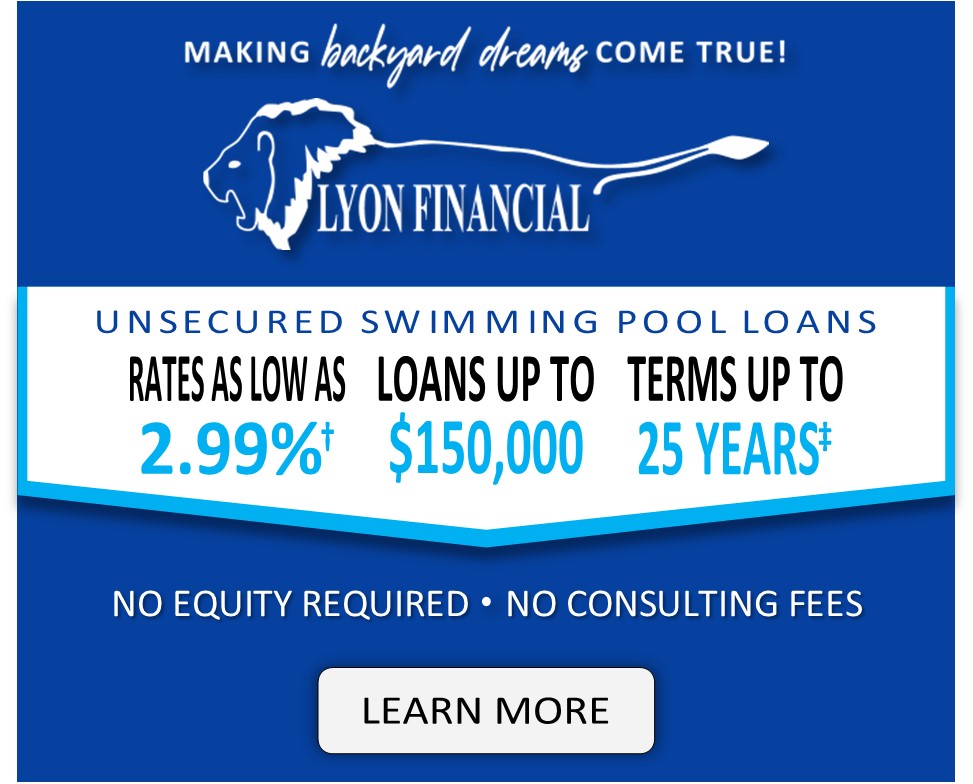 Lyon financing from Frontline Pools Tampa